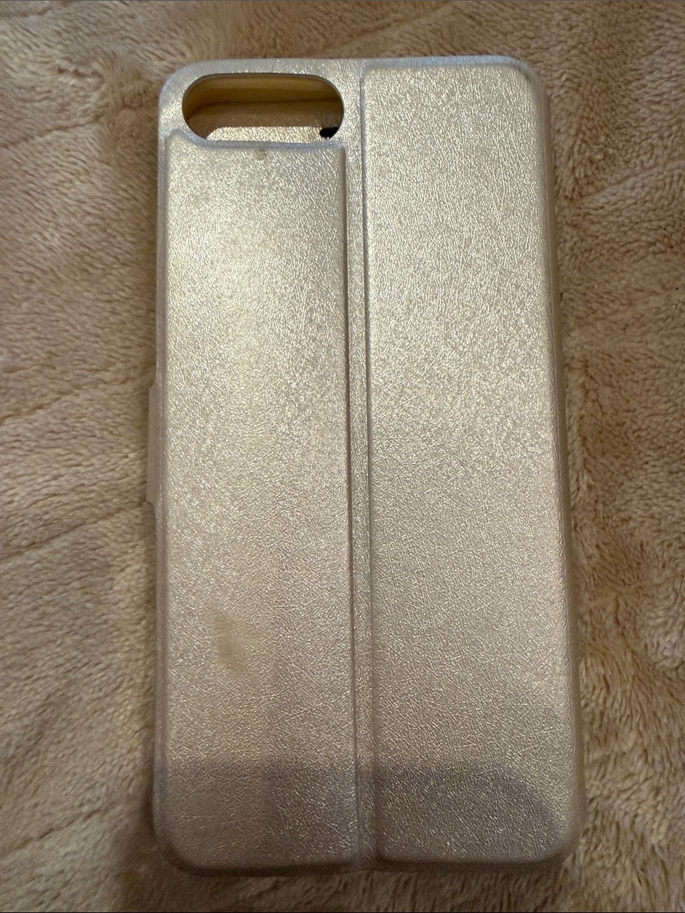 Glitter Rhinestone Wallet I-Phone 7 Plus Case - Gold - Picture 4 of 8